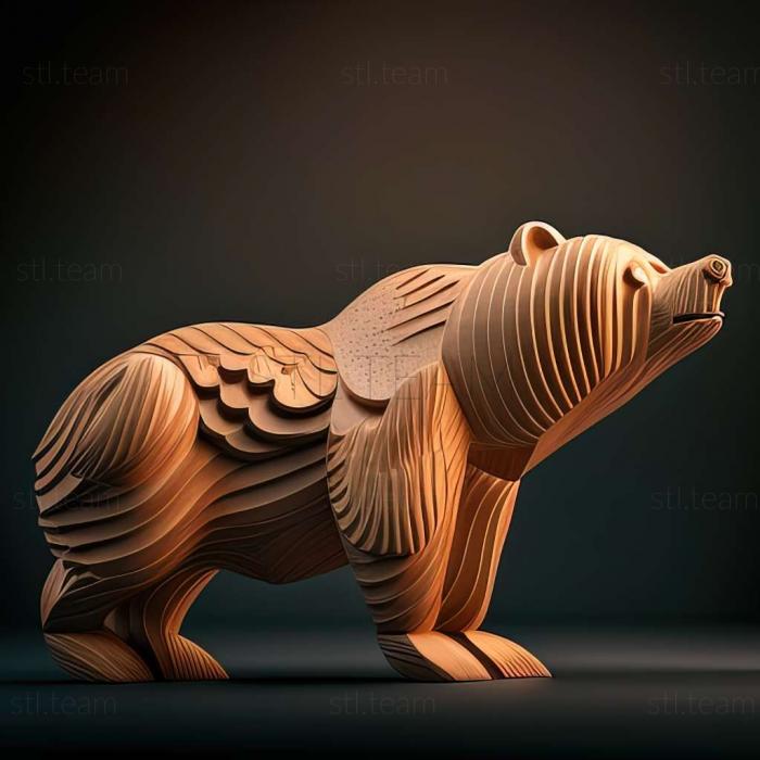 3D model Baska Murmansk famous animal (STL)